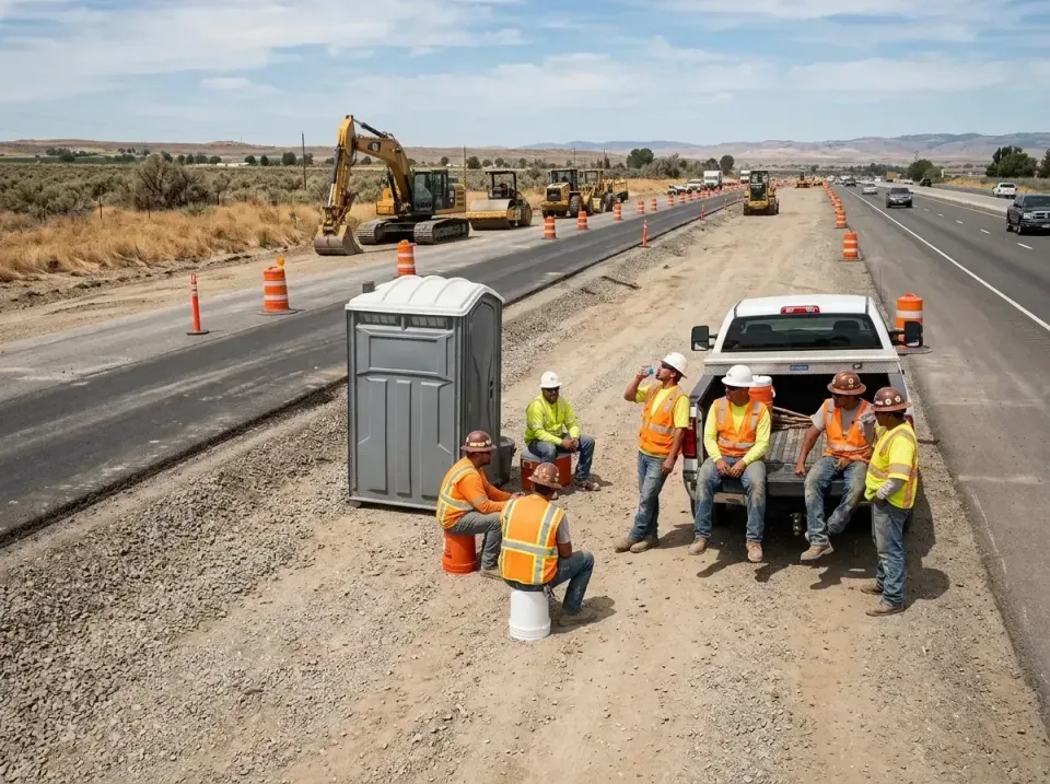 highway-road-construction-crew-007 — frequently asked questions, Porta Potty and Restroom Rentals in Charlottesville, VA